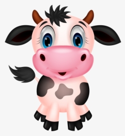 Transparent Cute Cow Png - Animadas Imagenes De Vacas, Png Download, Transparent PNG