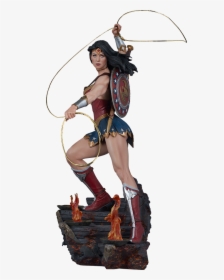 Wonder Woman Premium Format Statue, HD Png Download, Transparent PNG