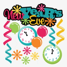 2017 New Years Eve Clip - New Years Eve Party Clip Art, HD Png Download, Transparent PNG