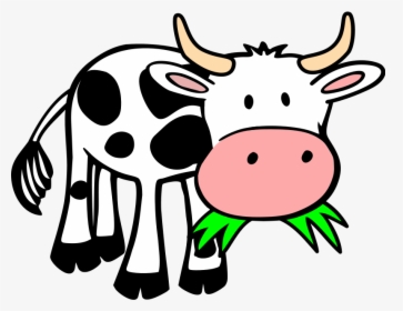 Cute Baby Cow Clipart - Farm Animal Clipart, HD Png Download, Transparent PNG