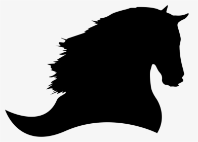 Horse Silhouette Side View To The Right Comments - Silhouette Woman Long Dress, HD Png Download, Transparent PNG