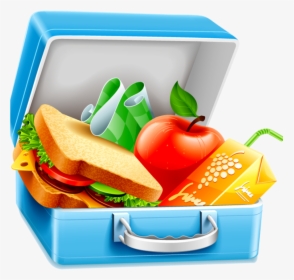 Healthy - Transparent Background Lunch Box Clipart, HD Png Download, Transparent PNG