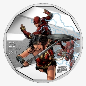 Justice League Silver Coin, HD Png Download, Transparent PNG