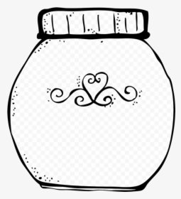 Jar Of Candy Clipart Empty Free Transparent Png - Cookie Jar Drawing, Png Download, Transparent PNG