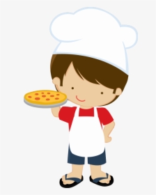 Pizza Clipart Kid Pin - Chef Kid Png, Transparent Png, Transparent PNG