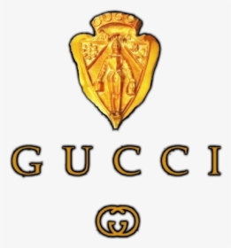 Exclusive Crest Shield Guccigang Gucci Png Gold Logo - Gold Gucci Logo Png Transparent, Png Download, Transparent PNG