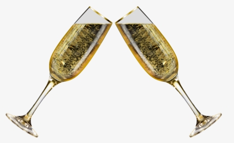 Christmas, New Year, R And E - Transparent New Years Champagne, HD Png Download, Transparent PNG