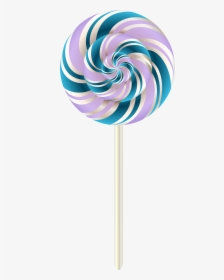Lollipop Stick Candy Clip Art - Transparent Background Lollipop Transparent, HD Png Download, Transparent PNG