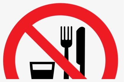 No Eating On Yom Kippur Clipart & Clip Art Images - Eating Or Drinking Sign, HD Png Download, Transparent PNG
