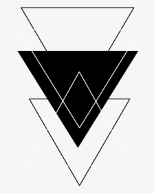 #triangle #black #white #png #tumblr #freetoedit - Triangle Png, Transparent Png, Transparent PNG