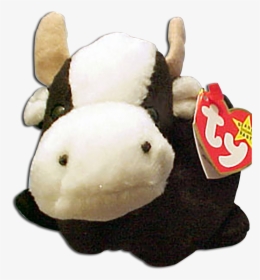 Ty Beanie Babies Daisy The Black And White Cow Stuffed - Stuffed Animals Black Cow, HD Png Download, Transparent PNG