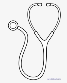 Transparent Png Tumblr Transparent Black And White - Stethoscope Clipart Black And White, Png Download, Transparent PNG