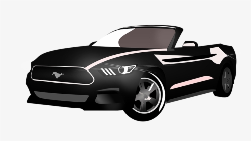 Mustang, Ford, Car, Gas, Auto, Automobile, Vehicle - Convertible Mustang Negro Png, Transparent Png, Transparent PNG