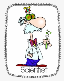 Clip Art Scientist Knowledge Drawing Occupation - Cartoon Scientific Method Drawing, HD Png Download, Transparent PNG