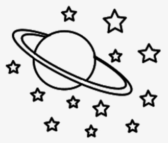 #estrellas #tumblr #white #black #planets #stars #freetoedit - Black And White Planets, HD Png Download, Transparent PNG