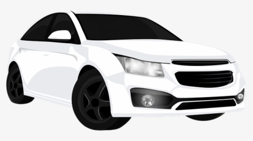Car, White Car, Automobile, Design, Vehicle, Auto - Chevrolet Cruze, HD Png Download, Transparent PNG