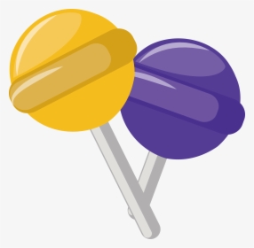 Transparent Lollipop Clipart - Lollipop Candy Vector Png, Png Download, Transparent PNG