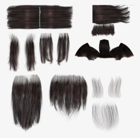 Hair Texture Png - Alpha Transparent Hair Texture, Png Download, Transparent PNG