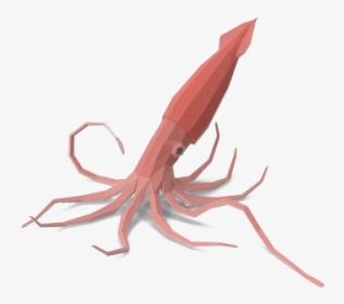Squid No Background - Octopus, HD Png Download, Transparent PNG