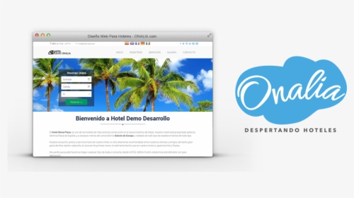 Top-onalia - Diseños Para Paginas Web Hoteleros, HD Png Download, Transparent PNG