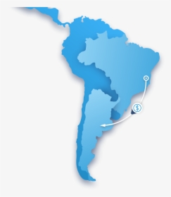 Aumenta Las Ventas En Brasil - Latin America Religion Map, HD Png Download, Transparent PNG