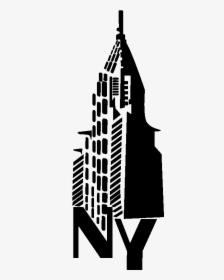 Empire State Building Chrysler Building Statue Of Liberty - Illustration, HD Png Download, Transparent PNG