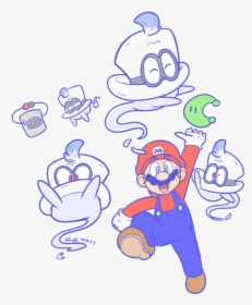 Night Sky Clipart Mario - Cappy From Super Mario Odyssey Fan Art, HD Png Download, Transparent PNG