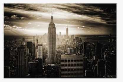Empire State - Black And White Ny City, HD Png Download, Transparent PNG