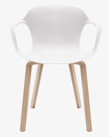 Nap Armchair Kasper Salto Milk White Wooden Legs - Office Chair, HD Png Download, Transparent PNG