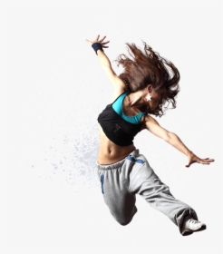 Uma Fotografia De Uma Pessoa A Dançar - Transparent Background Zumba Dancing Png, Png Download, Transparent PNG
