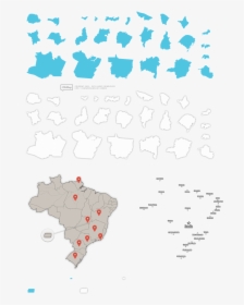 Map Of Brazil, HD Png Download, Transparent PNG