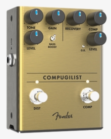 Fender Compugilist Compressor/distortion Pedal - Electronics, HD Png Download, Transparent PNG