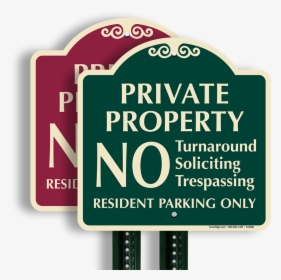 Decorative Private Property No Trespassing Signs, HD Png Download, Transparent PNG