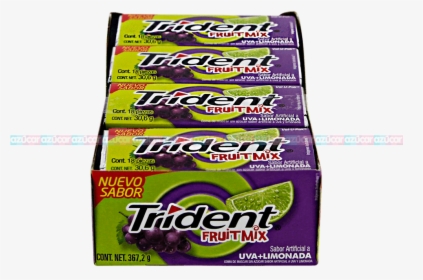Adams Trident 18s Valupack Uva Limonada 12/12 Adams - Snack, HD Png Download, Transparent PNG