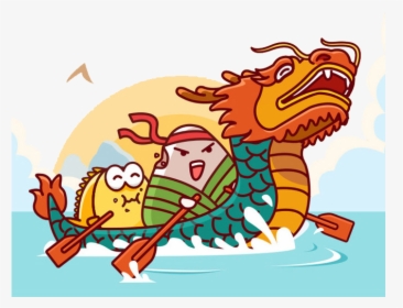 Dragon Boat Festival Png Image Transparent Background - Dragon Boat Festival Cartoon, Png Download, Transparent PNG