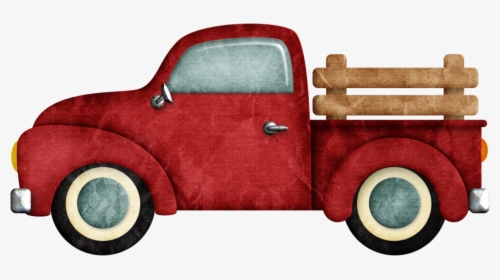 Old Red Truck Clip Art, HD Png Download, Transparent PNG