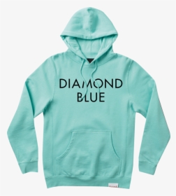 Diamond Supply Hoodie Blue, HD Png Download, Transparent PNG