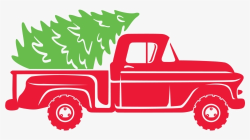 Clip Art Christmas Tree Truck Svg - Christmas Truck Svg Free, HD Png Download, Transparent PNG