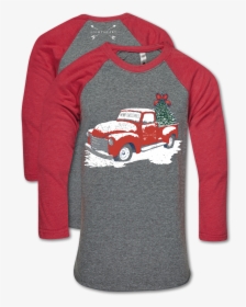 Lh Merry Christmas Truck Bb Tee - Antique Car, HD Png Download, Transparent PNG
