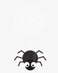 Spider Web Black House Spider - Portable Network Graphics, HD Png Download, Transparent PNG