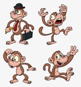 Cartoon Monkey Angry, HD Png Download, Transparent PNG
