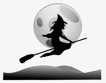 Halloween Witch Silhouette Set Vector - Wicked Witch Of The West Drawing, HD Png Download, Transparent PNG