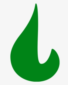 Clip Art Folha Verde Png - Crescent, Transparent Png, Transparent PNG
