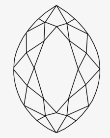 Marquise Diamond Clip Art, HD Png Download, Transparent PNG