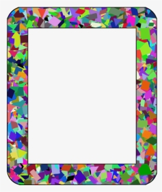 Confetti Frame 1 Clip Arts - Bordes Creativos, HD Png Download, Transparent PNG