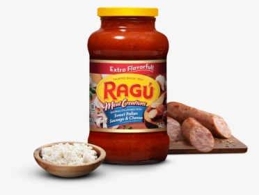 Italian Meat And Cheese Png - Ragu Garlic Parmesan Sauce, Transparent Png, Transparent PNG