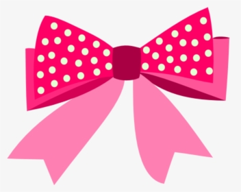 #mq #pink #dots #bow #bows #ribbon - Lazo Minnie Png, Transparent Png, Transparent PNG