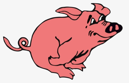 Running Pig Clip Arts - Snowball Animal Farm Drawing, HD Png Download, Transparent PNG