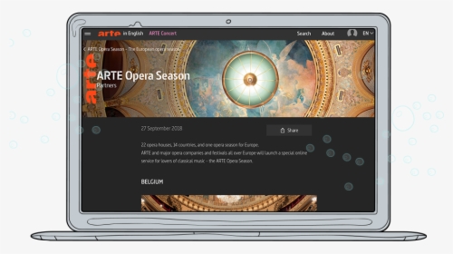 Arte S Content Hub - Flat Panel Display, HD Png Download, Transparent PNG