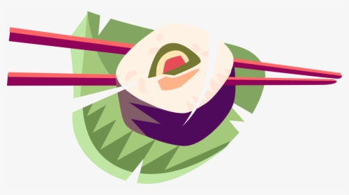 Vector Illustration Of Japanese Vinegared Rice Sushi - Dish, HD Png Download, Transparent PNG